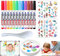 12pcs Rotuladores Agua Magicos, Rotuladores Mágicos Agua, Magic Pen con Cuchara y 2 Pegatinas de Tatuajes, Rotulador de Agua, Rotuladores para el Agua, para Graffiti Dibujo Escritura Pizarra Ropa (B)
