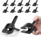 EMART Spring Clamps 12 Pack, Heavy Duty Photography Backdrop Clips 4.5 inch for Photo Booth, Muslin, Paper, Photo Background Support, Studio-Black