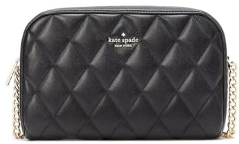 kate spade crossbody purse for women Carey crossbody in leather, Blk