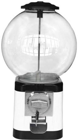 Ronyme Gumball Machines Money Deposit Box Compact Party Supplies Money Bank Unique Mini Vending Machine Candy Box for Great Gift, White