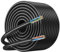 JARNHNG Cable Ethernet Cat 6 para exteriores, 250 m, cable de red LAN de alta velocidad, cable de Internet Cat 6, 10 Gbps, 550 MHz, AWG26 UTP CCA (250 m), color negro