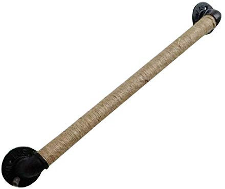 KHLMSRXJ Kit corrimano per Scale, corrimano per Scale con Supporto in Corda di Canapa, corrimano di Sicurezza per Scale Interne ed Esterne, corrimano di Sicurezza per corridoi/200 cm
