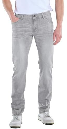 engbers Herren Super-Stretch-Jeans Regular, Silbergrau