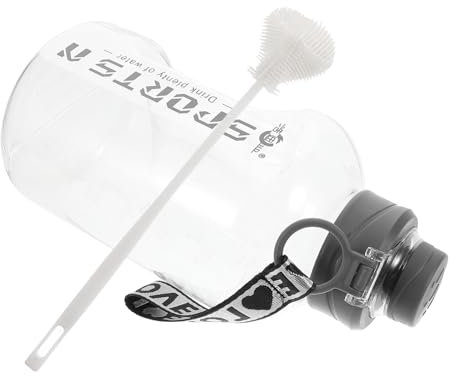 BESPORTBLE Contenitore Per Acqua Grande Bottiglia d Acqua Per Fitness All Aperto Brocca Per Sportiva Spazzola Per Pulizia Pratica e Durevole Per Lavoro Palestra Scuola