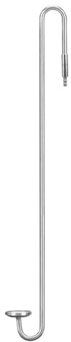 MiOYOOW Aquarium CO2 Diffusor, CO2-Zerstäuber aus Edelstahl 304, Kohlendioxid Diffusor Aquarium Zerstäuber mit Rückschlagventil für Bepflanzte Aquarien