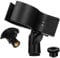 Microphone Clip for Mic Stand, Large Mic Clips Holder for Handheld Microphones and Recording Condenser and Wireless Microphones with Diameter Range 1.26 from 2.3, with a 5/8 to 3/8 Screw Adapter