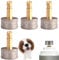 ZFRITP Dog Nail Grinder with 80 Grit, Pack of 4 Replacement Heads for Claw Sanders, Compatible with Casfuy N10 N20 N30, Claw Grinding Wheel Grinding for Small, Medium and Large Dogs
