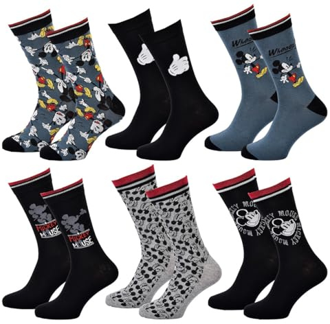 Chaussettes Pack Homme DISNEY MICKEY MOUSE