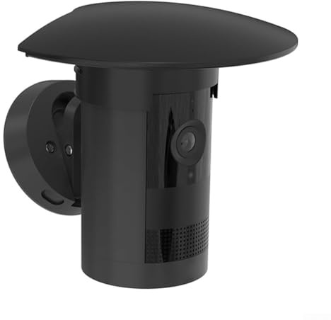 UrbanHui Wetterfestes ABS Kameragehäuse UV Regenschutz für Ring Outdoor Kamera Plus schwarz