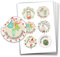 Papierdrachen 24 Weihnachtssticker - Aufkleber Motiv Mit viel Liebe ausgesucht auf Papierbasis - 40 mm - ideale Deko für Geschenke zu Weihnachten - Weihnachtsdeko und Weihnachtspost