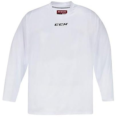 CCM 5000 Junior White L/XL Trainings Trikot