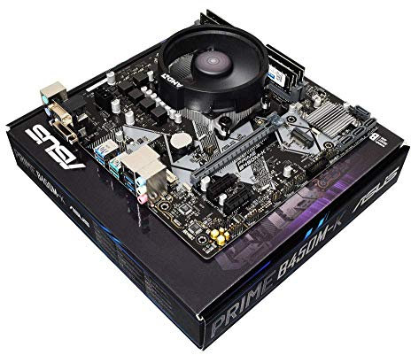 ADMI CPU Motherboard Bundle: AMD Ryzen 5 3400G 4.2GHz with Radeon Vega 11 Graphics, ASUS Prime B450M-K Motherboard, Corsair Vengeance LPX 32GB 3200Mhz DDR4 RAM