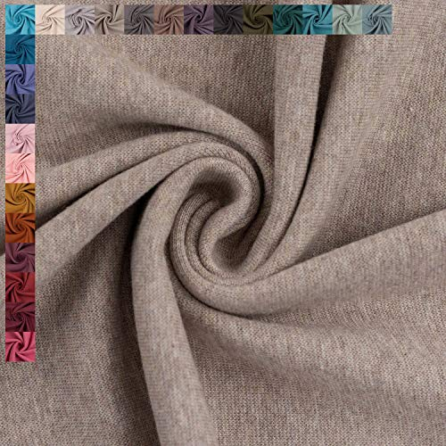 Bündchen Heike melange von Swafing, Schlauchware, meliert, beige (25cm x 95cm)