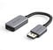 Adaptateur DP actif vers HDMI HDR 4K @ 60Hz 2K @ 144Hz 1080P @ 144Hz CableCreation tressé DisplayPort 1.4 vers HDMI 2.0 (mâle vers femelle), prise en charge multiaffichage Eyefinity, aluminium