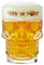 TUFF LUV Tete De Mort Verre à Bière Triple Crâne / Cocktail