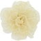 KABELIFE Elegante Damen Accessoires Blumen Haarklammer Haarblume Haarspange Haarschmuck Pfingstrose Broschen Ansteckblume viele Farben (Gelb)
