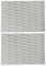 Harilla 2 Grooved Eva Traction Pads Deck Grip Tail Pads für Surf / / Surfboard/Kiteboard/Skimboard/Paddleboard/S, Grau 2 Stück