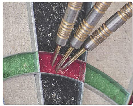A3 'Darts In Dartboard' 252 Piece Jigsaw Puzzle (JI00008117)