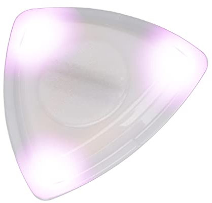 Plektrum, Leuchtendes Plektrum mit Hochempfindlichem LED-Licht Plektrum-Ersatz mit Batterie(Lila) Playing accessories Musical instrument accessories