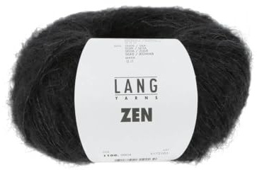 Lang Yarns - Zen 0004 schwarz 25 g