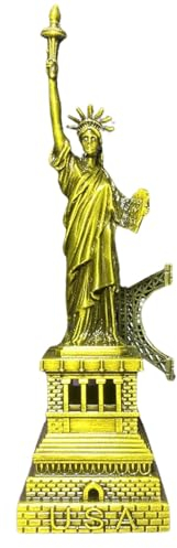 Nikou Freiheitsstatue Statue, Freiheitsstatue New York Figur aus Metall Berühmtes Gebäudemodell für Schreibtischdekoration Geschenk Souvenirs Home Decoration