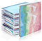 Scrapbook-Papier-Aufbewahrungs-Organizer, transparent, Kunststoff-Papierhalter mit anpassbaren Registerkarten zum Halten von Papier, Fotos, Vinylpapier, Scrapbook, Papier (40 Stück)