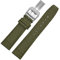 SKM Für IWC Pilot Spitfire Timezone TopGun Armband Grün Schwarz Gürtel Armbanduhrenarmb?nder 20 mm 21 mm 22 mm Nylon Canvas Stoff Uhrenarmband (Farbe: Grün Faltung, Gr??e: 20 mm)