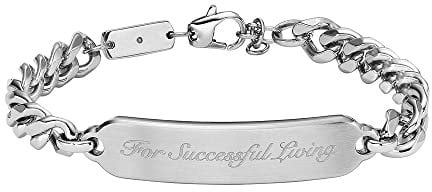 DIESEL Herrenarmband Schmuckplatte Edelstahl, DX1405040