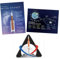 Artery8 NASA Artemis 1 Moon Mission Rocket Space Launch System Flight Test Mission Badge Emblem Wall Art Print Poster Pack of 3