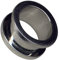 Flesh TUNNEL 4-25mm CHIRURGENSTAHL 316L EDELSTAHL Piercing Schmuck Ohr Plug Tube Stecker Schraub Gewinde Stahl Earplug (14mm, Silber Chrom)