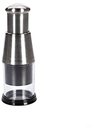 Picador de ajo prensado, prensa de ajo de acero inoxidable, cortador manual de ajo para picar ajo, rebanar pimientos y cebollas