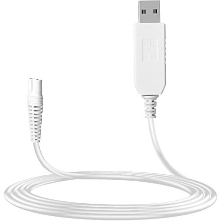Bouge Ladegerät kompatibel mit Braun Elektrorasierer Serie 9 7 5 3 1, Ersatz-Ladeadapter, Stromkabel