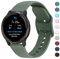 Vancle für Garmin Venu 2 Armband für Damen Herren,22mm Silikon Sport Ersatzarmband Uhrenarmband für Garmin Vivoactive 4 Armband/Forerunner 255 Music 46mm Armband(Avocadogrün)