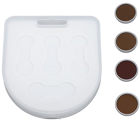 Action 3 ND-Filter, Kameraobjektivfilter Kompatibel mit GO3 GO2 Kamerazubehör (ND8, ND16, ND32, ND64), 4er-Pack Filterset, Zur Vermeidung von Überbelichtung und Zum Blockieren