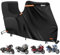 Motorradgarage Winterfest mit Side+Top Box,420D Oxford Motorrad Abdeckplane für Touring Modelle, Outdoor UV, Regen Und Staub Schutz Deluxe Edition,Motorrad Abdeckplane
