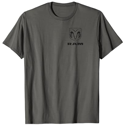 Ram Trucks An American Tradition (Druck auf Vorder- und Rückseite) T-Shirt, Herren, Weiß, L