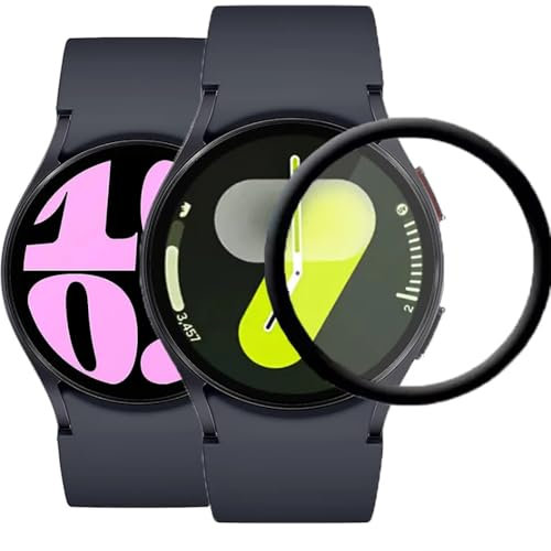 Foebxxs 3-Pack Smartwatch Screen Protector for Samsung Galaxy Watch 7 6 5 4 FE 40mm, High Definition Transparent Protective Film [3D Full Coverage][Anti-Scratch][Anti Fingerprint][Non-Bubble]