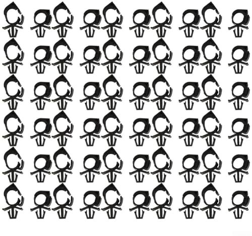 Oniissy Lot de 100 attaches de faisceau de câblage de voiture - Pour câble de voiture - Pour la construction automobile - Taille du trou : 11 mm