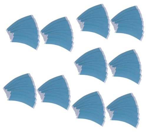 Beavorty 5packs Professional Double-sided Hair Extension Tape Pre-cut Adhesive Tabs for Wigs Invisible Hold for Lace Fronts for Seamless Application