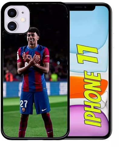 Générique Coque pour iphone 11 - lamine yamal barcelonne - Noir