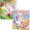 CutteeyFyry 2pcs Einhorn Stickerbuch FüR Kinder Alter 4-8,Stickern Nach Zahlen Kinder,Number Stickers Zur Verbesserung Der Intelligenz,Flugzeug AktivitäTen FüR Kinders Geburtstagsfeier