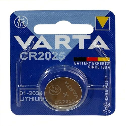 Pile Lithium CR2025 3V – Batterie longue durée pour télécommandes, montres, clés électroniques, échelles et jouets – Lot de 5