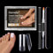 Kit de Formes d’Ongles en Poly Gel pour orteils - 120 Pcs de Moulages Réutilisables Doubles pour Extensions Acryliques avec Pinceau Gel à Double Extrémité et Lime à Ongles