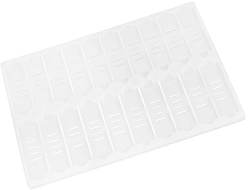 SHINEOFI Microscope Slide Staining Tray Storage Rack Plastic Laboratory Slide Holder for Experiments