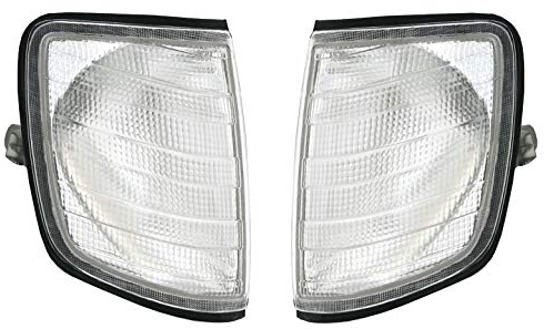 Depo Frontblinker Set Weiß inkl. Fassung Blinker links rechts