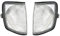 Depo Frontblinker Set Weiß inkl. Fassung Blinker links rechts