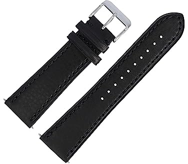 Victorinox Uhrenarmband 23mm Leder Schwarz - 004972