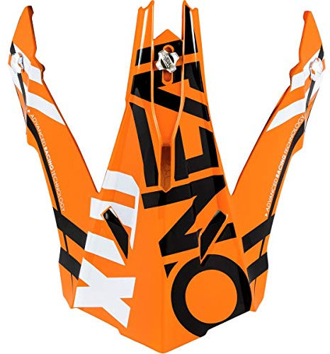 O'NEAL 2Series Spyde Ersatz-Visier für Erwachsene, Orange/Weiß, Einheitsgröße