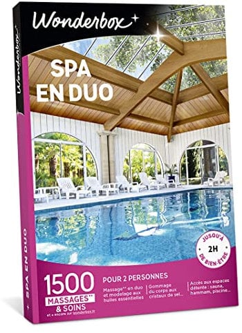 Wonderbox Spa en Duo - Coffret Cadeau Idée Cadeau Relaxation