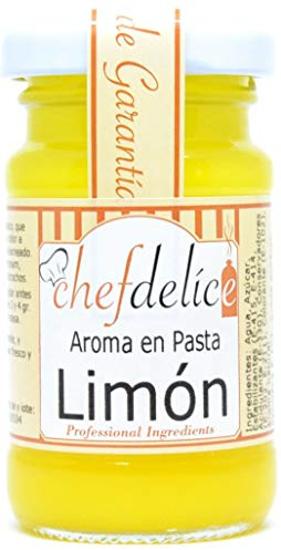 Chefdelice Chefdelice Aroma En Pasta Emulsión Concentrado Para Glaseados, Helados, Horneados Y Cremas Sabor Limón, 50G Chefdelice 50 g